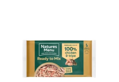 Natures Menu Raw Freeflow Chicken & Tripe 2kgs Natures Menu Raw Freeflow Chicken & Tripe 2kgs