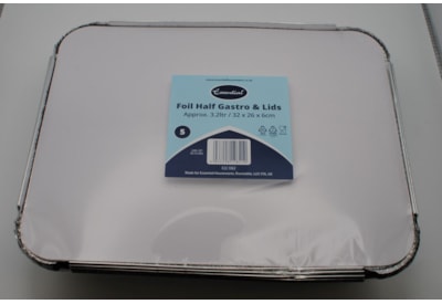 Foil Square Dishes With Lids 24cm x 24cm 2s Foil Square Dishes With Lids 24cm x 24cm 2s