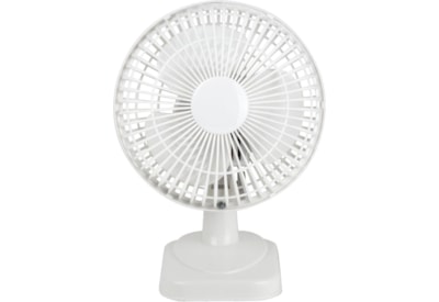 Status 6" White Desk Fan 6" Status 6" White Desk Fan 6"