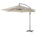 Lifetime Garden Hanging Umbrella Champagne 3m Lifetime Garden Hanging Umbrella Champagne 3m