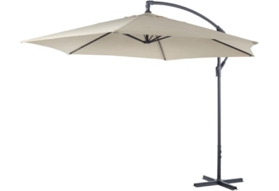 Lifetime Garden Hanging Umbrella Champagne 3m