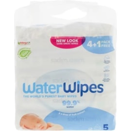 Waterwipes Baby Wipes 4 + 1pk 60's (11134)