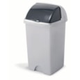 Addis Roll Top Bin Complete Grey 25ltr Addis Roll Top Bin Complete Grey 25ltr