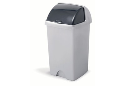 Addis Roll Top Bin Complete Grey 25ltr Addis Roll Top Bin Complete Grey 25ltr