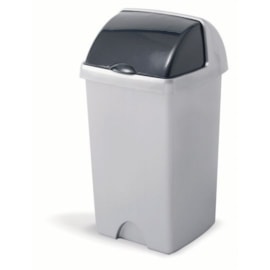 Addis Roll Top Bin Complete Grey 25ltr Addis Roll Top Bin Complete Grey 25ltr