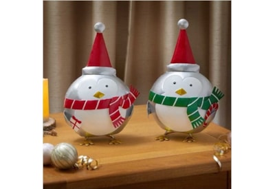 Three Kings Bobbly Penguins 39cm Three Kings Bobbly Penguins 39cm