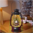 Three Kings Snow Swirl Santa Tree Lantern 24cm Three Kings Snow Swirl Santa Tree Lantern 24cm