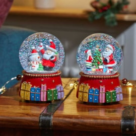 Three Kings Musical Santa Gifts Snow Sphere 10cm (2537025)