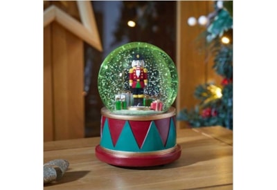 Three Kings Musical Nutcracker Snow Sphere 10cm Three Kings Musical Nutcracker Snow Sphere 10cm