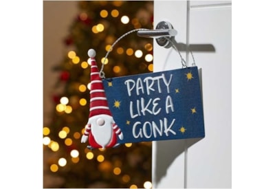 Three Kings Party Like A Gonk Sign 30cm (2590002)