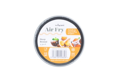 Wham Betterware Air Fry Deep Round Tin 4 Set 9cm Wham Betterware Air Fry Deep Round Tin 4 Set 9cm