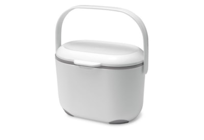 Addis Compost Caddy White/silver 2.5l Addis Compost Caddy White/silver 2.5l
