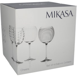 Mikasa Cheers Balloon Glasses 4s Mikasa Cheers Balloon Glasses 4s