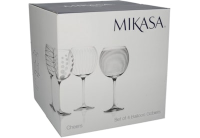 Mikasa Cheers Balloon Glasses 4s (5159316)