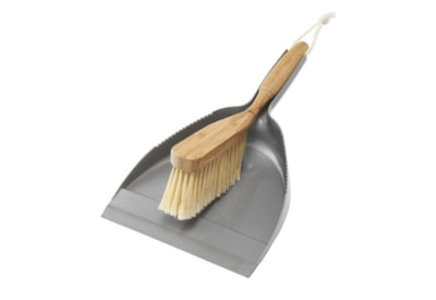 Addis Bamboo Dustpan & Brush Set Addis Bamboo Dustpan & Brush Set