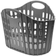 Addis Fold Flat Laundry Basket Grey Addis Fold Flat Laundry Basket Grey