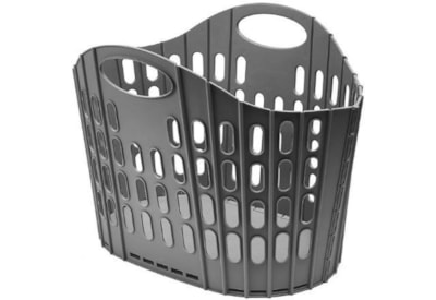 Addis Fold Flat Laundry Basket Grey Addis Fold Flat Laundry Basket Grey