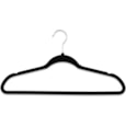 Addis Black Velvet Hangers 5pk Addis Black Velvet Hangers 5pk