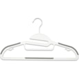 Addis White/grey Non Slip Hangers 5pk (519221)