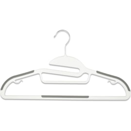 Addis White/grey Non Slip Hangers 5pk Addis White/grey Non Slip Hangers 5pk