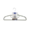 Addis Grey Rubber Hangers 10pk Addis Grey Rubber Hangers 10pk