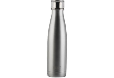 Built Double Wall Water Bottle Silver 17oz Built Double Wall Water Bottle Silver 17oz
