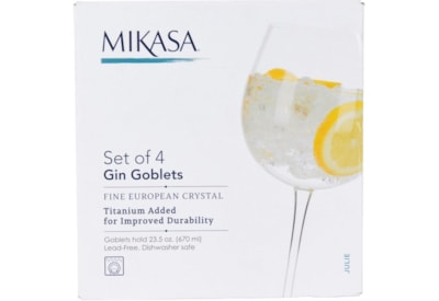 Mikasa Julie Gin Goblets 4 Set Mikasa Julie Gin Goblets 4 Set