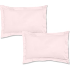 Bianca 200tc Cotton Percale Oxford Pillowcase Blush Bianca 200tc Cotton Percale Oxford Pillowcase Blush