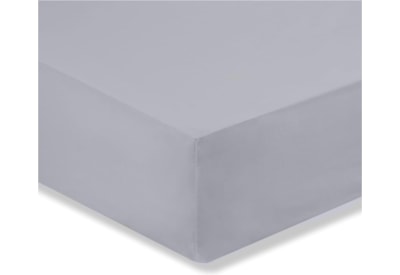 200tc C.percale X/deep Fitted Sheet Grey Double (BD/52521/R/DFDX/GY)