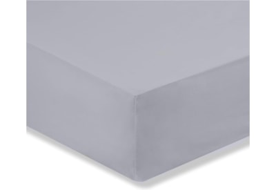 Bianca 200tc C.percale X/deep Fitted Sheet Grey S/king Bianca 200tc C.percale X/deep Fitted Sheet Grey S/king