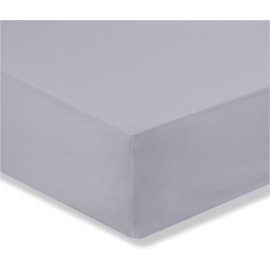 200tc C.percale X/deep Fitted Sheet Grey Double 200tc C.percale X/deep Fitted Sheet Grey Double