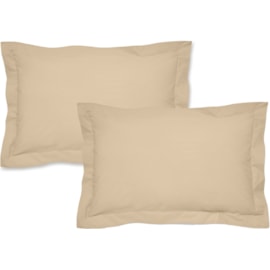Bianca 200tc C.percale Oxford Pillowcase Pair Natural Bianca 200tc C.percale Oxford Pillowcase Pair Natural