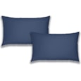 Bianca 200tc C.percale Std Pillowcase Pair Navy Bianca 200tc C.percale Std Pillowcase Pair Navy