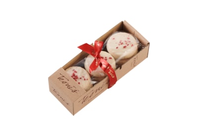 Teoni's White Chocolate Enrobed Shortbread With Raspberry 200g Teoni's White Chocolate Enrobed Shortbread With Raspberry 200g