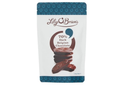 Lily O'brien 70% Dark Belgain Chocolate 110g (5105946)