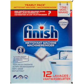 Finish In Wash Dishwasher Cleaner 12s (HOFIN312)