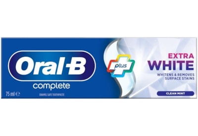 Oral B Com Extra White Toothpaste 75ml Oral B Com Extra White Toothpaste 75ml
