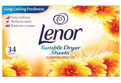 Lenor Tumble Dryer Sheets Summer 34s Lenor Tumble Dryer Sheets Summer 34s