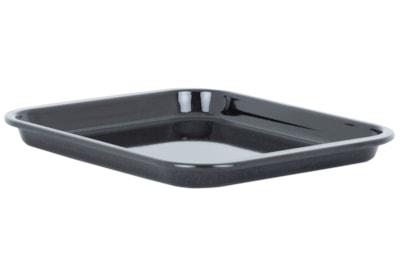 Wham Enamel 0.6mm Oven Tray Black 30cm Wham Enamel 0.6mm Oven Tray Black 30cm