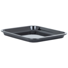 Wham Enamel 0.6mm Oven Tray Black 30cm Wham Enamel 0.6mm Oven Tray Black 30cm