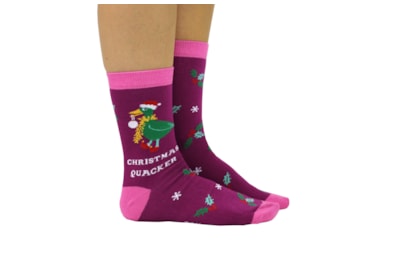 Christmas Quacker Socks