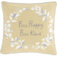 Bee Kind Cushion Grey/ochre 43x43 (DS/55134/W/CC43/GYO)