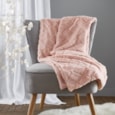 Catherine Lansfield Cosy Diamond Throw Blush 130x170 Catherine Lansfield Cosy Diamond Throw Blush 130x170