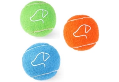 Zoon Squeaky Pooch Tennis Balls 3pk Zoon Squeaky Pooch Tennis Balls 3pk