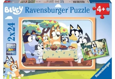 Ravensburger Bluey 2X24Pc Puzzle Ravensburger Bluey 2X24Pc Puzzle