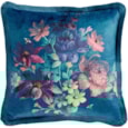 Catherine Lansfield Romantic Floral Cushion Teal 45x45 Catherine Lansfield Romantic Floral Cushion Teal 45x45
