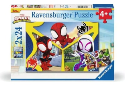 Ravensburger Spidey & His Amazing Friends 2X24Pc Puzzle Ravensburger Spidey & His Amazing Friends 2X24Pc Puzzle