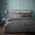 Bianca 180tc Egyptian Cotton Duvet Set Charcoal King Bianca 180tc Egyptian Cotton Duvet Set Charcoal King
