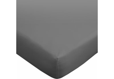 180tc Egyptian Cotton Fitted Sheet Charcoal Single (BD/57496/R/SFD/CHC)