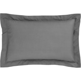 180tc Egyptian Cotton Oxford Pillowcase Charcoal (BD/57496/R/OPC/CHC)